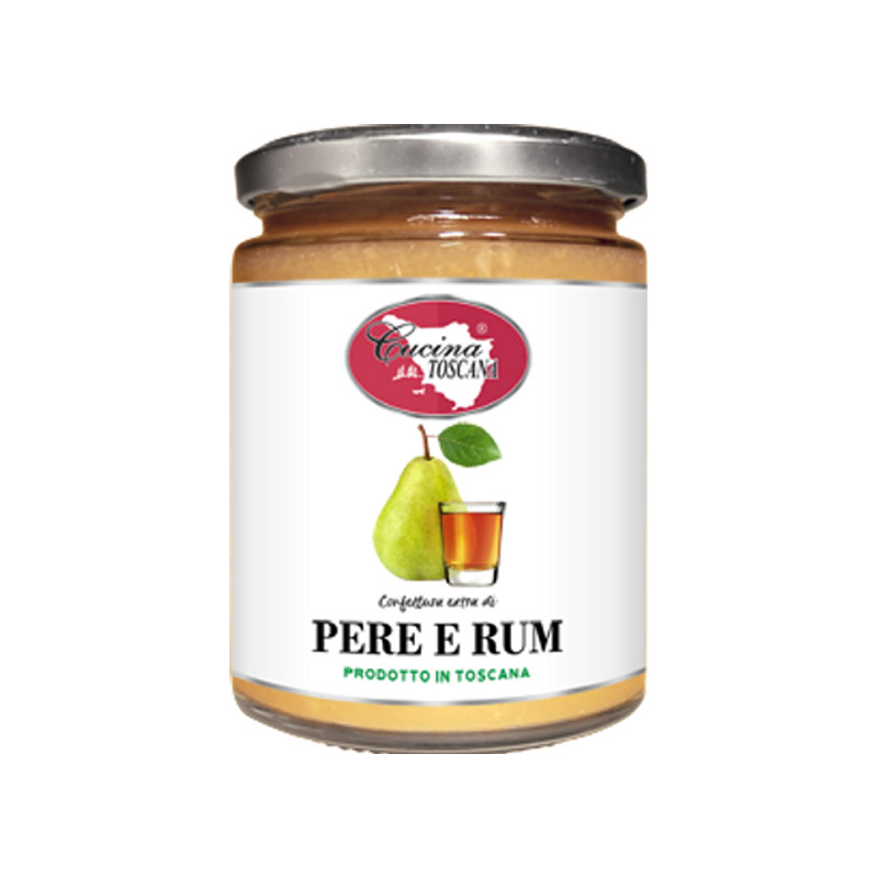 Extra pear and rum jam